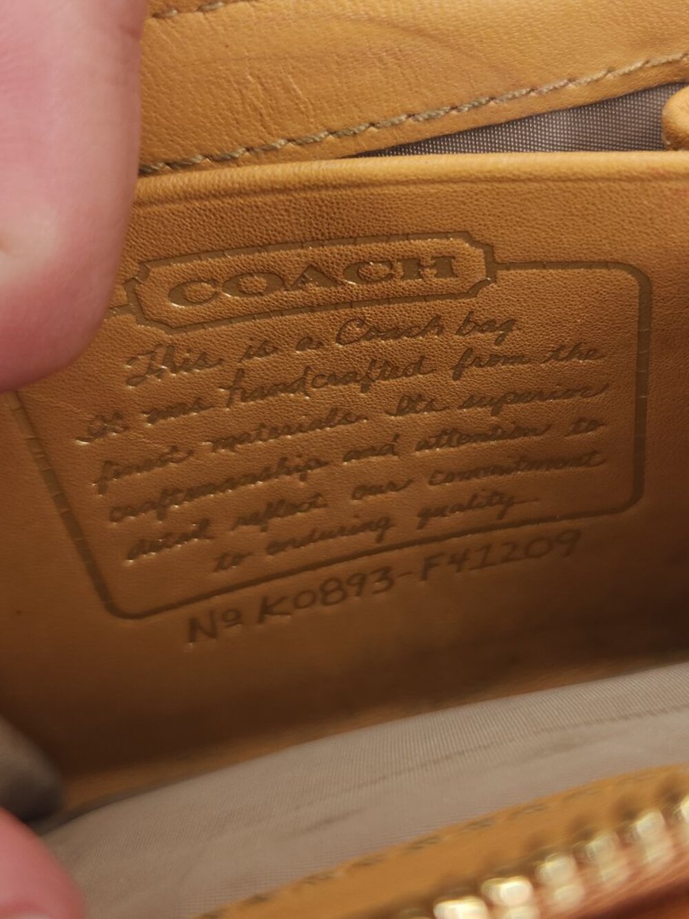 Coach Vintage Y2K Signature Compact Patchwork Wallet - Y2K - F41209 - Picture 7 of 9